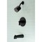 Kingston Brass KB6690NDL Tub and Shower Faucet, Matte Black KB6690NDL - alternate 2